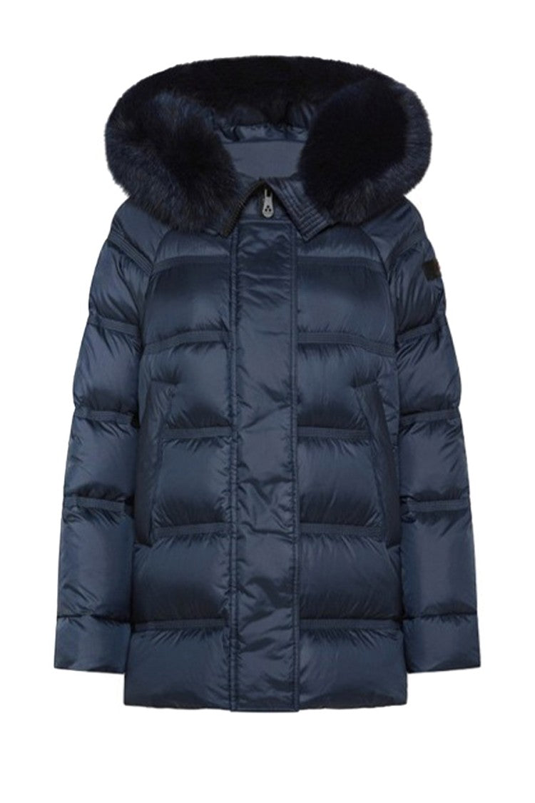 Peuterey Blue Takan Fur-Hood Down Jacket