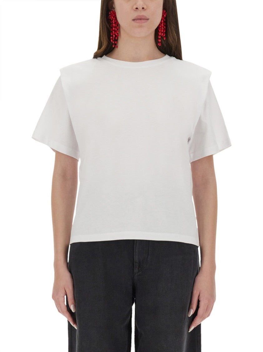Isabel Marant Zelitos Boxy Structured Cotton T-Shirt