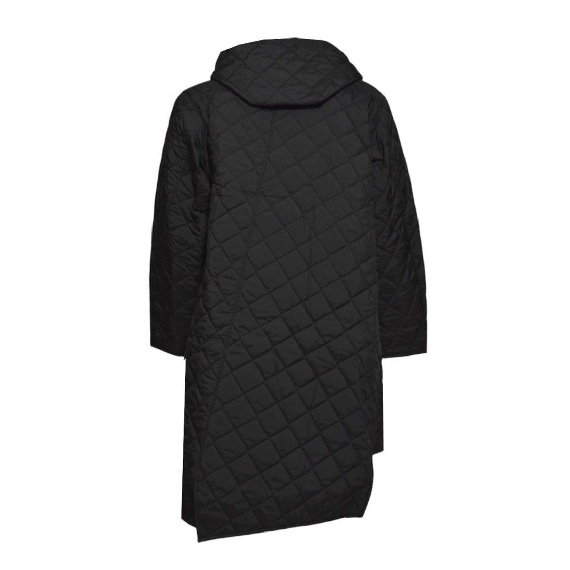Comme Des Garçons Black Asymmetric Quilted Coat