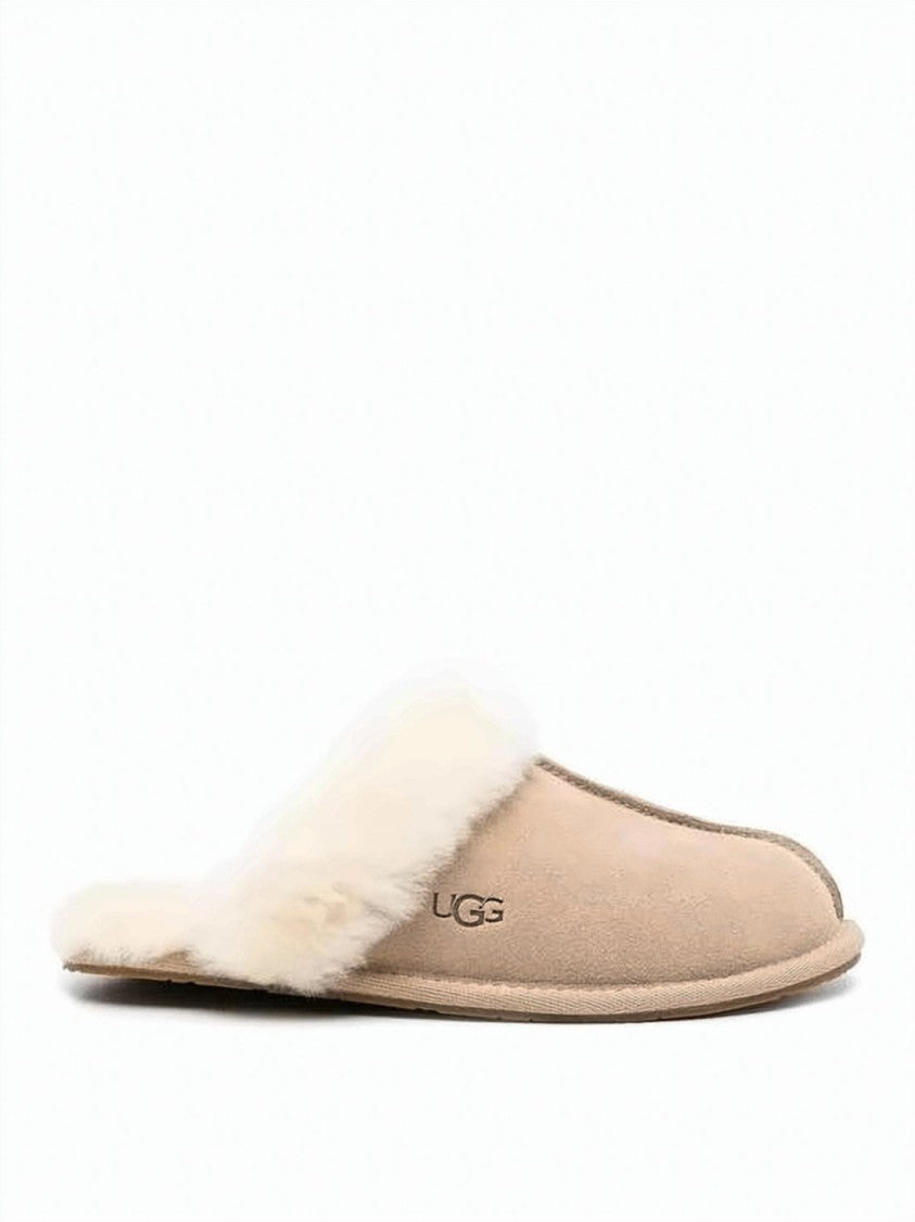 Ugg Suede Slipper With Plush Lambswool Lining