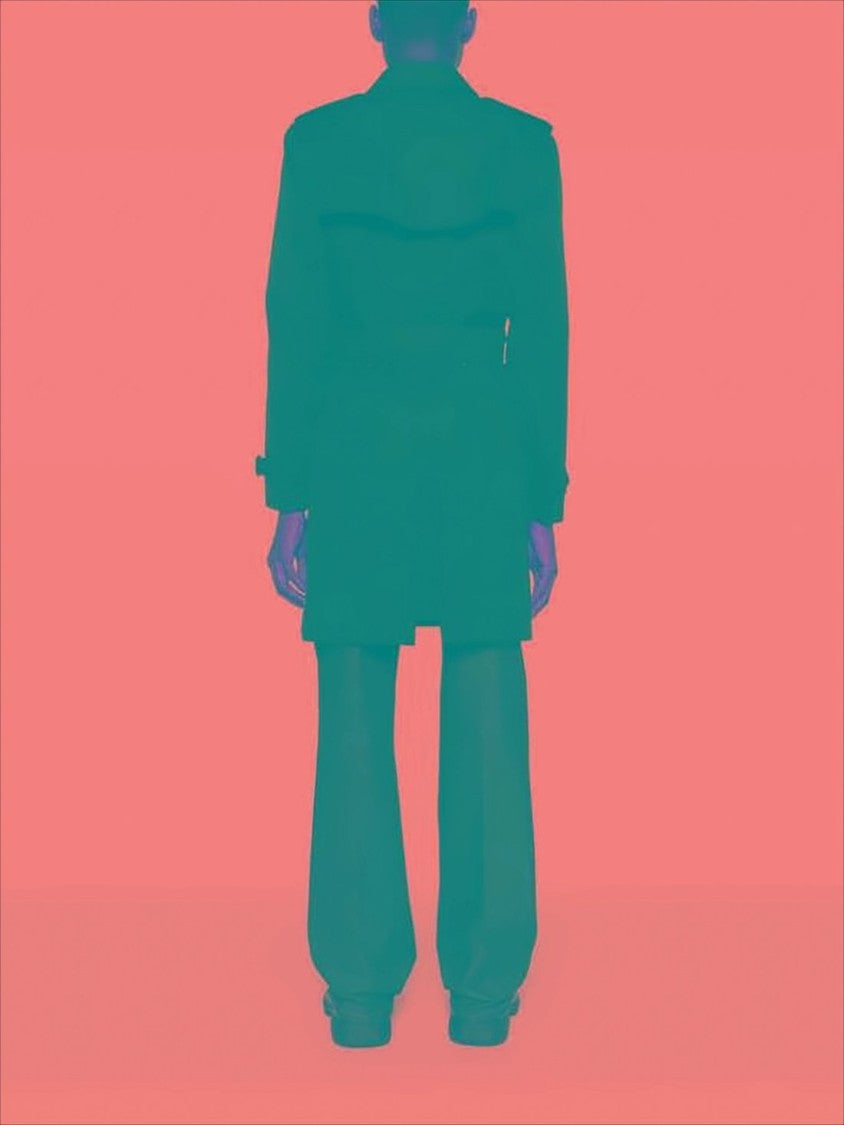 Burberry Double-Breasted Black Trench Coat