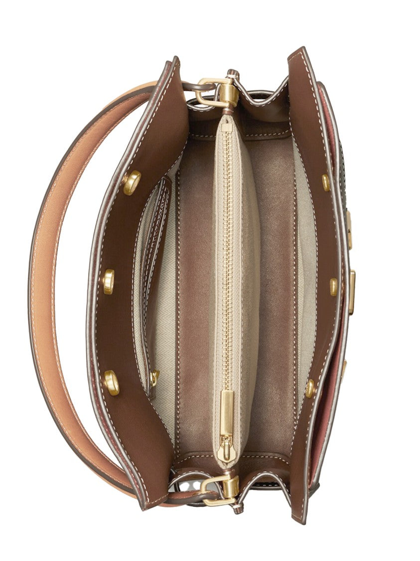 Tory Burch Small 'Double Lee Radziwill' Bag – Black