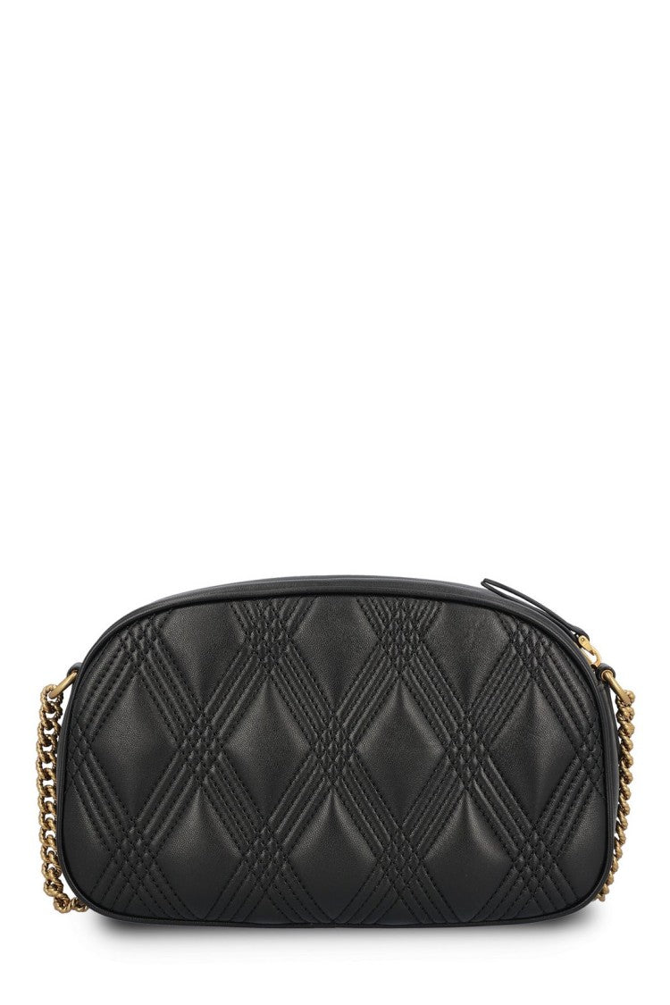 Valentino Garavani Quilted Lambskin Shoulder Bag With Gold-Tone Accents
