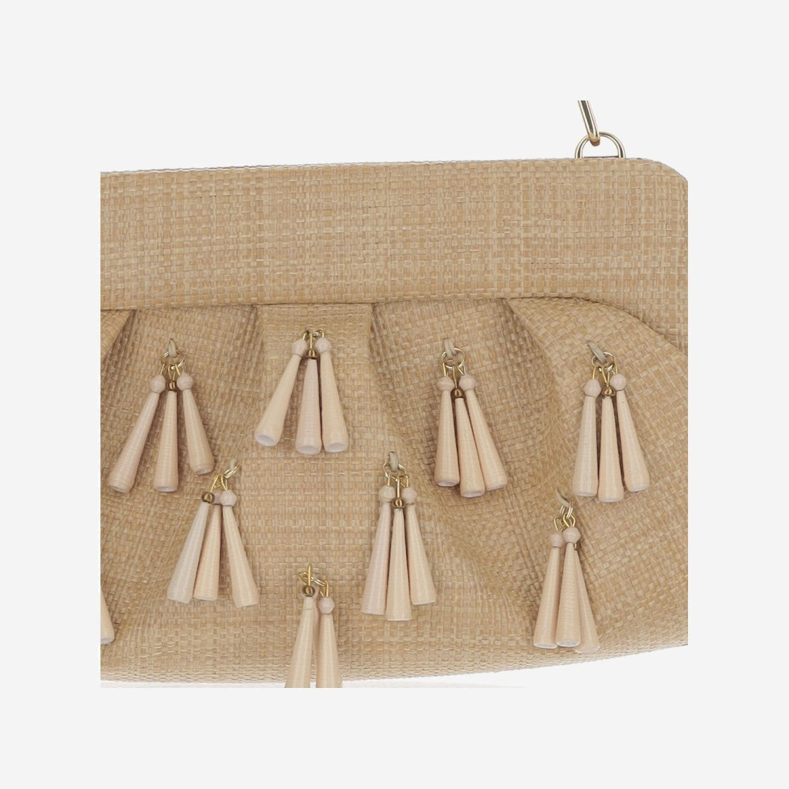 Themoirè Emera Paper Fringes Clutch Bag