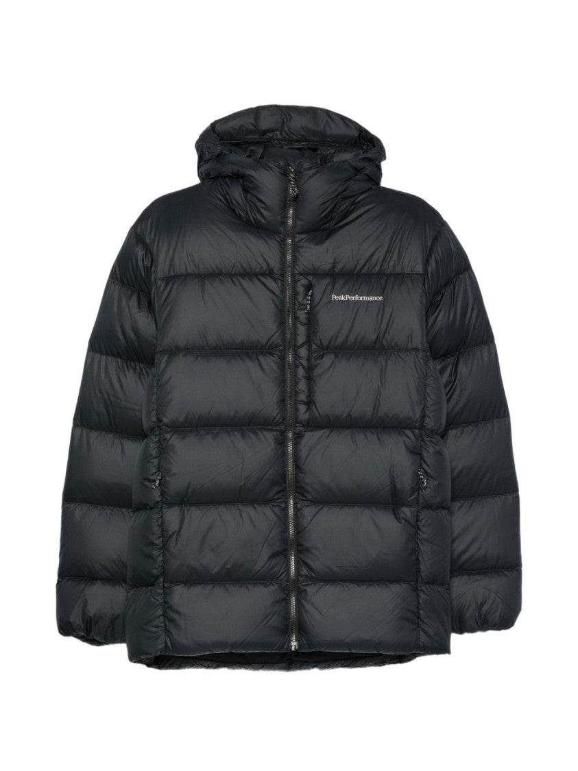 Peak Performance Horizontal-Quilted Hooded Puffer Jacket