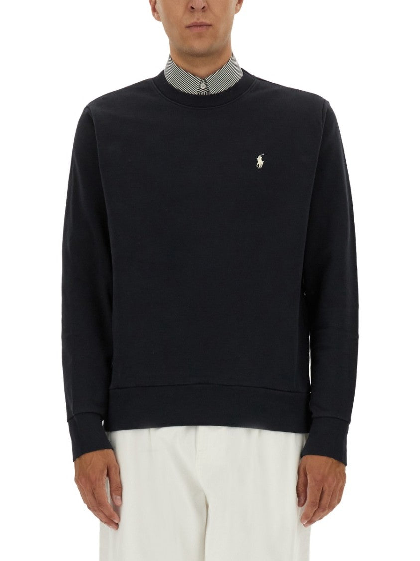 Polo Ralph Lauren Crewneck Sweatshirt In Cotton Jersey