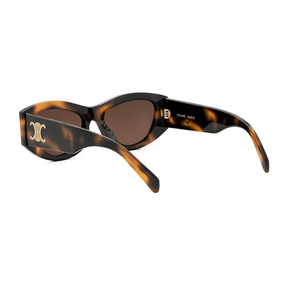 Celine Triomphe Cat-Eye Sculpted Acetate Sunglasses