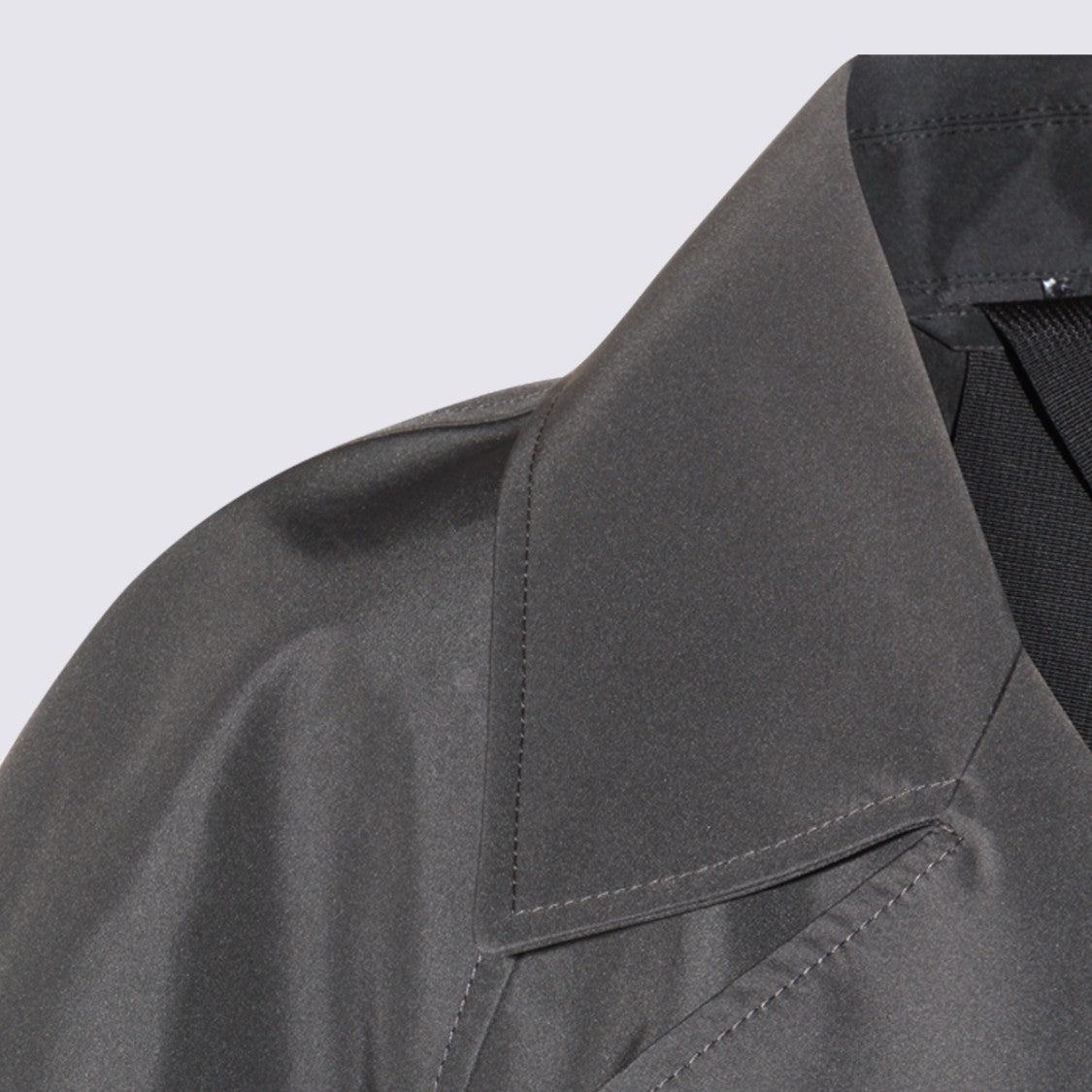 Moncler Genius X Edward Enninful Trench Coat With Tailored Belted Waist And Double-Breasted Front