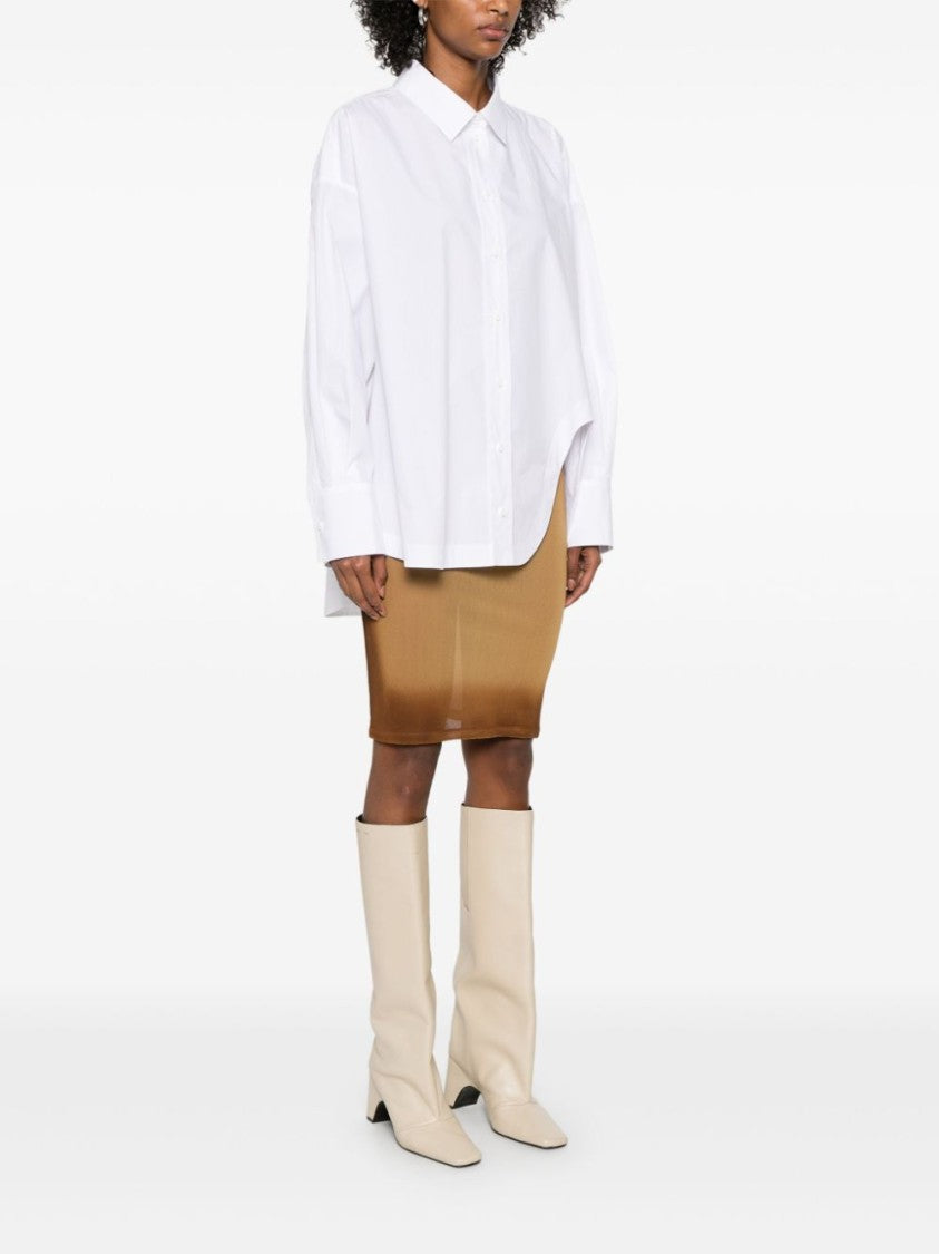 The Attico Tailored White Cotton Shirt