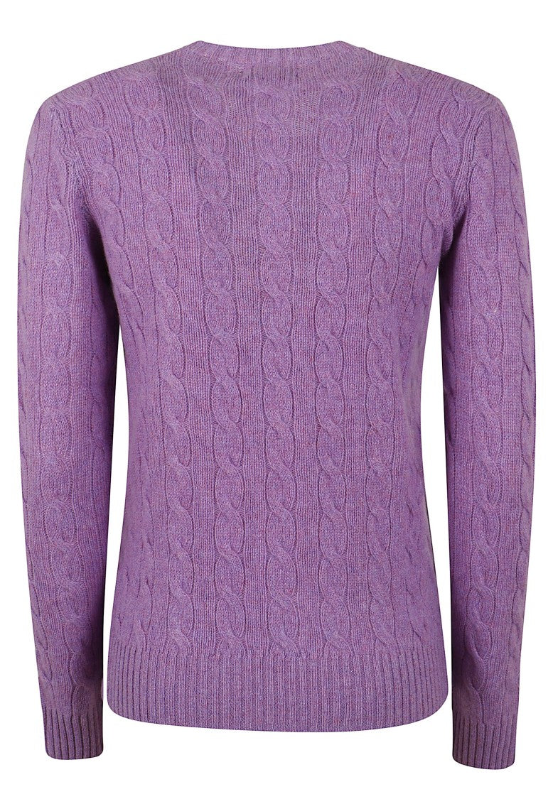 Polo Ralph Lauren Cable-Knit Pullover Sweater With Iconic Logo