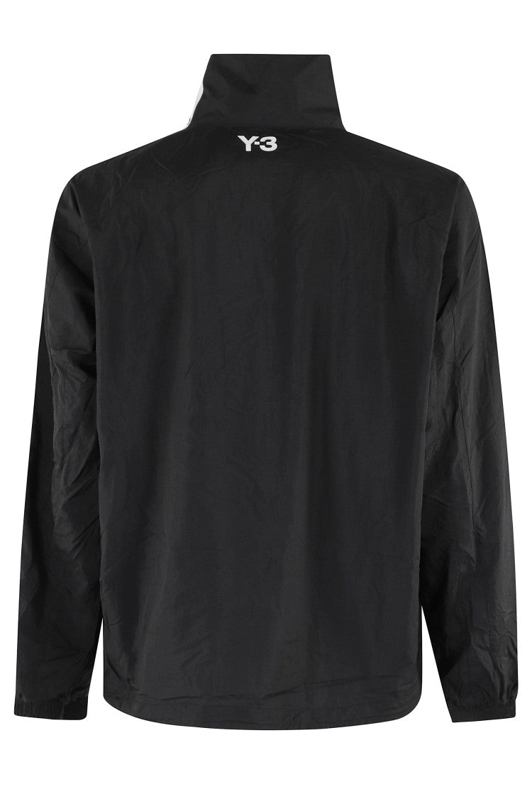 Y-3 Oversized Black Nylon Taffeta Jacket