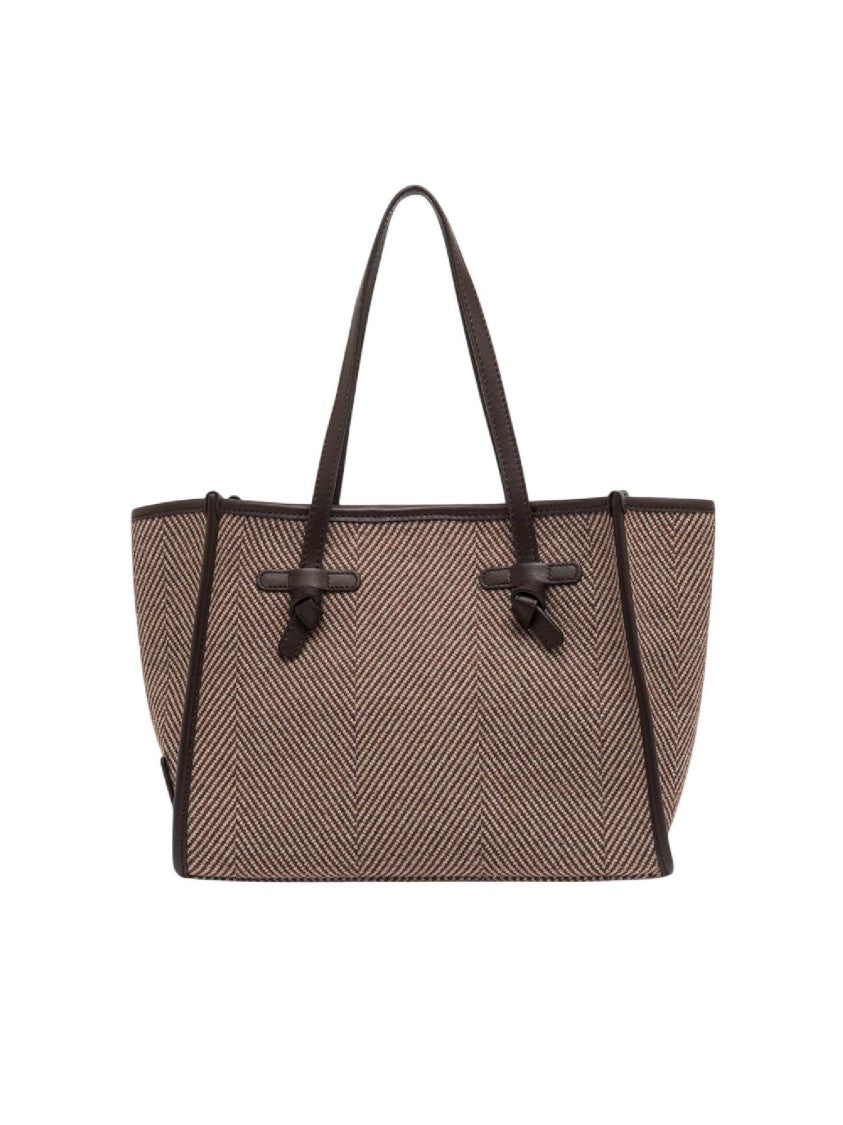 Gianni Chiarini Daino Textured Fabric Leather Tote Bag