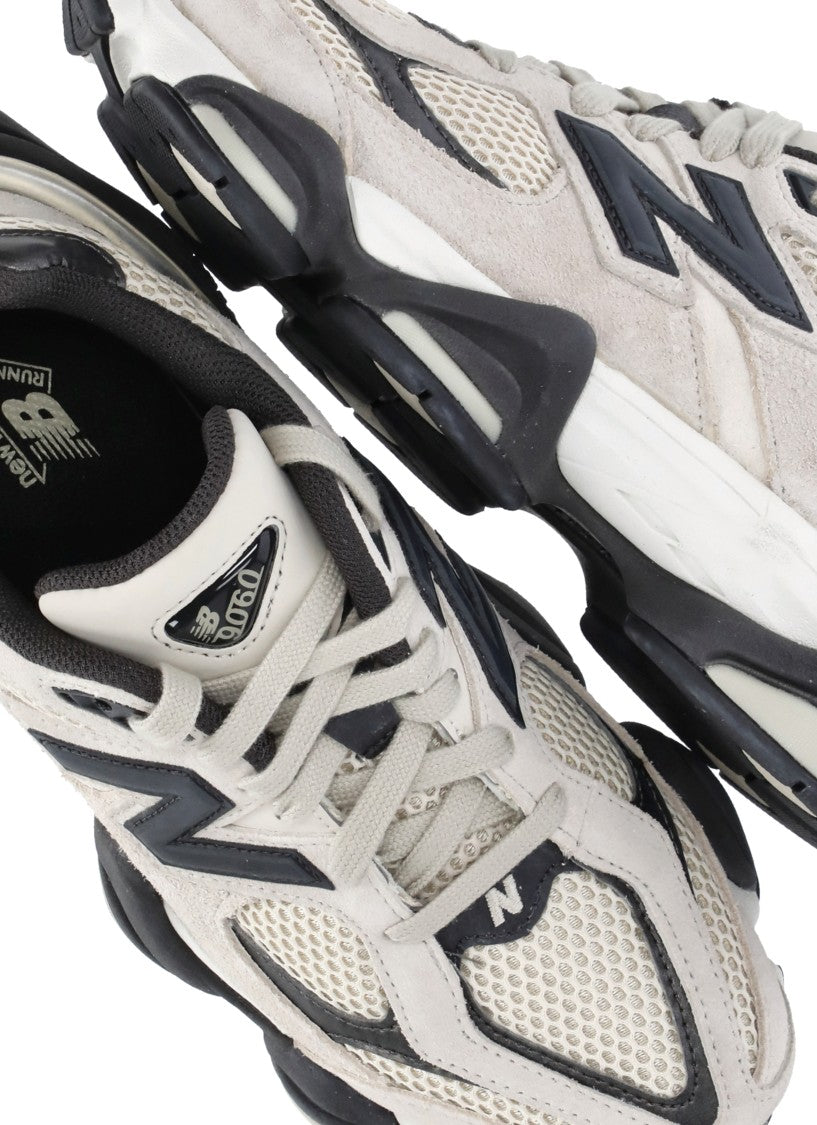 New Balance Beige Technical Fabric Low-Top Sneakers