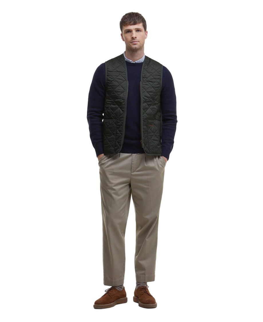 Barbour Quilted Waistcoat With Diamond Pattern