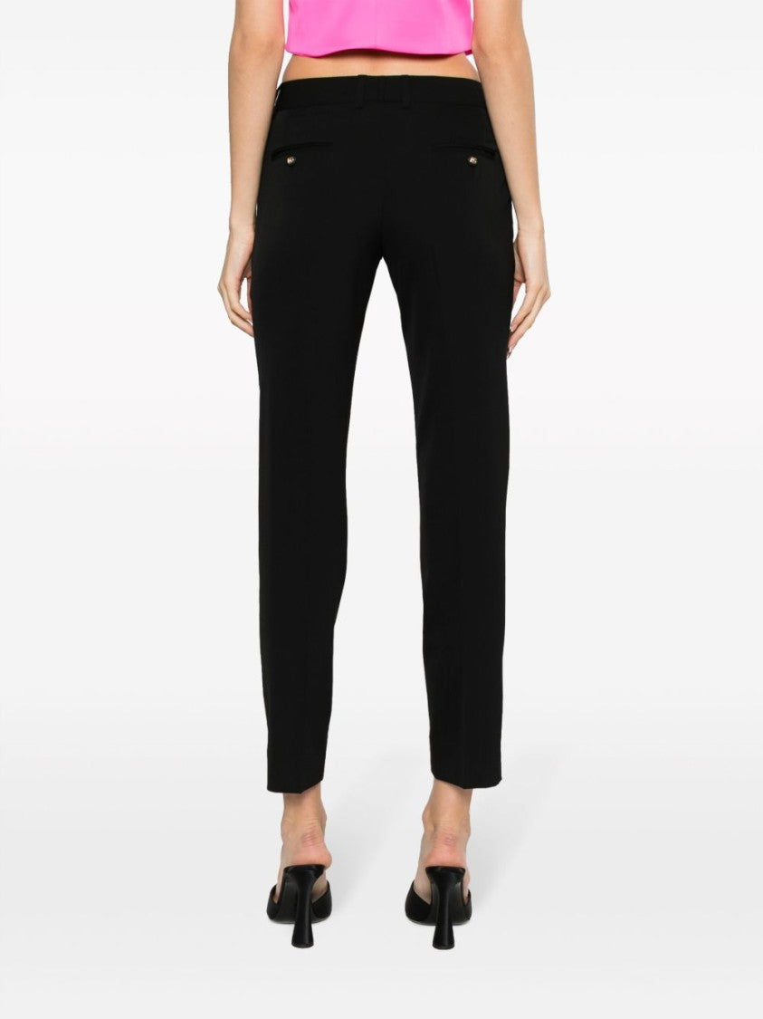 Dolce & Gabbana Tailored Black Trousers With Front Pleats