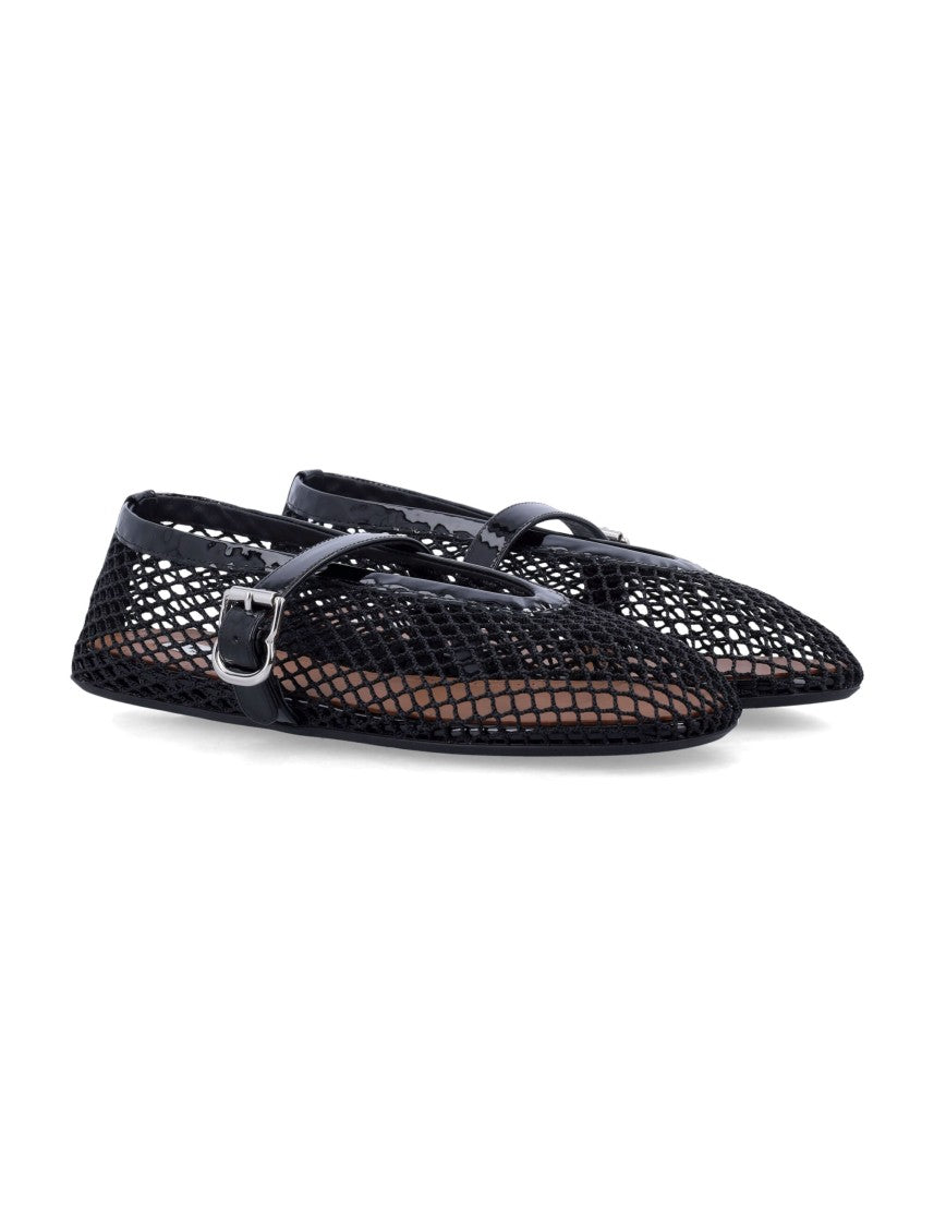 Alaïa Fishnet Ballet Flats