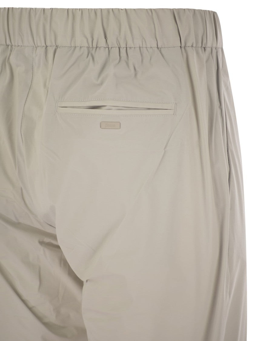 Herno Lightweight Stretch Nylon Trousers