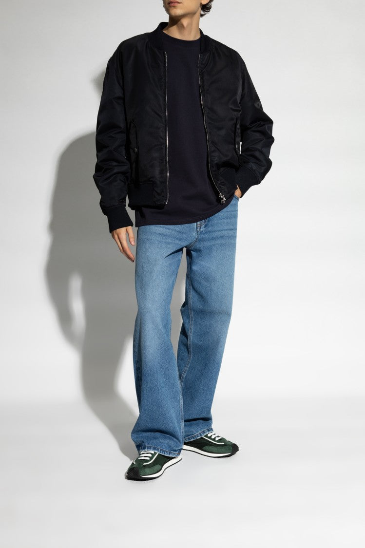 Dolce & Gabbana Green Suede-Like Sneakers