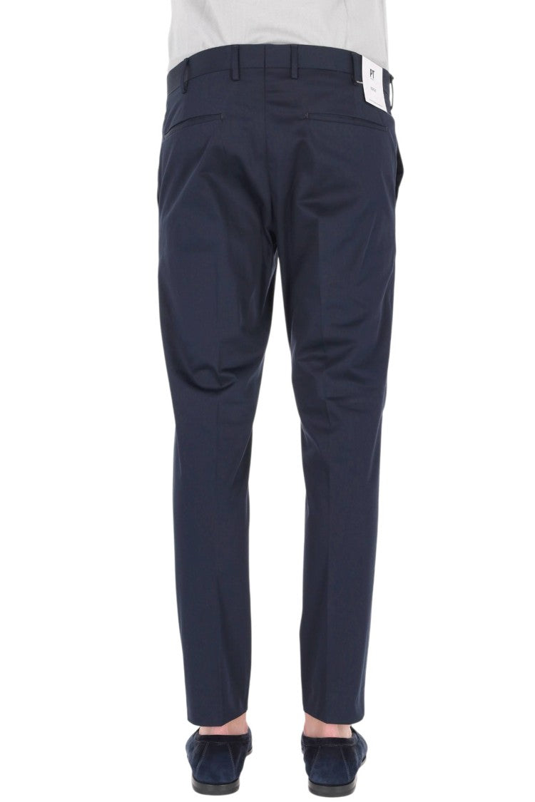 Pt Torino Luxury Sateen Dieci Fit Trousers