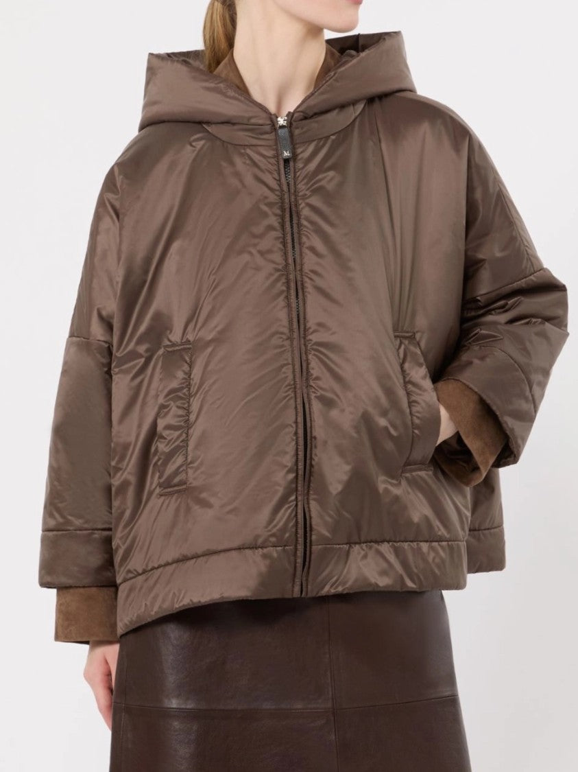 Max Mara Fiore Cropped Polyester Padded Jacket