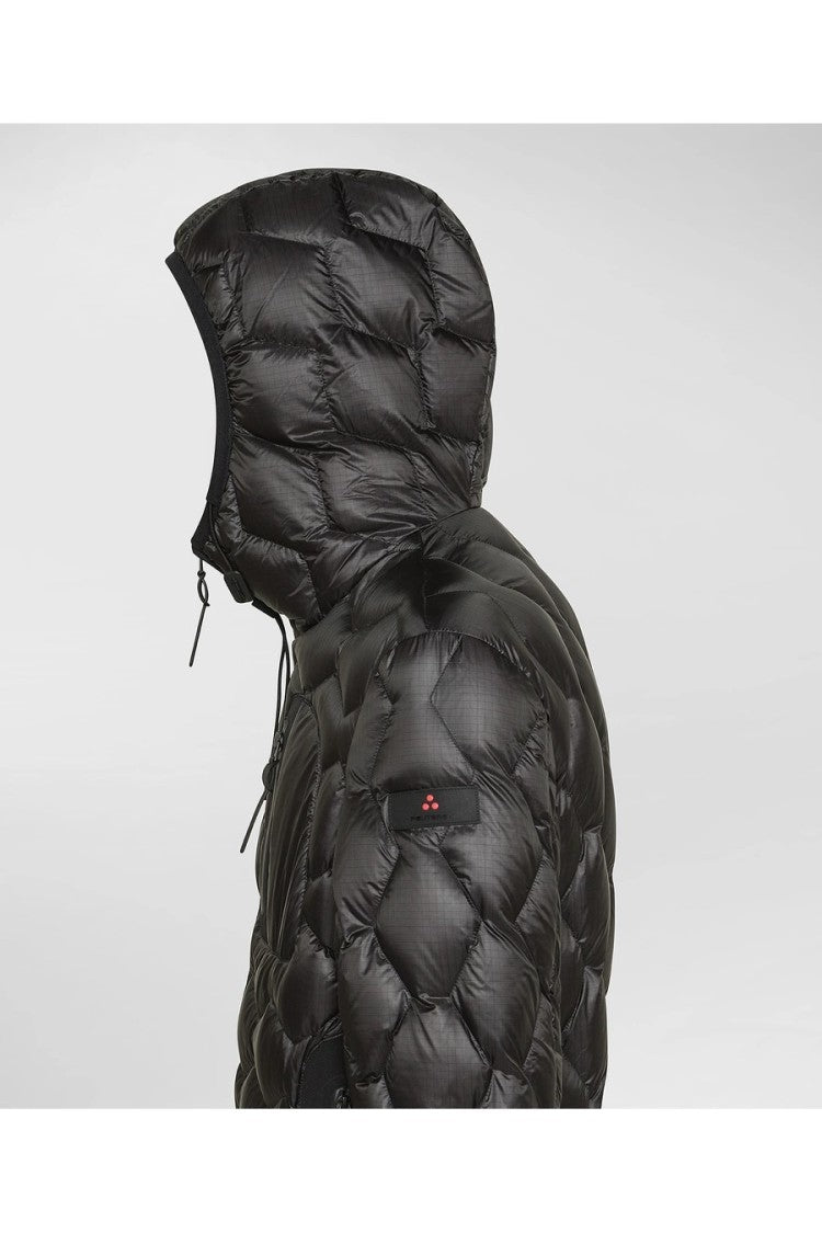Peuterey Blue Nylon Quilted Down Jacket
