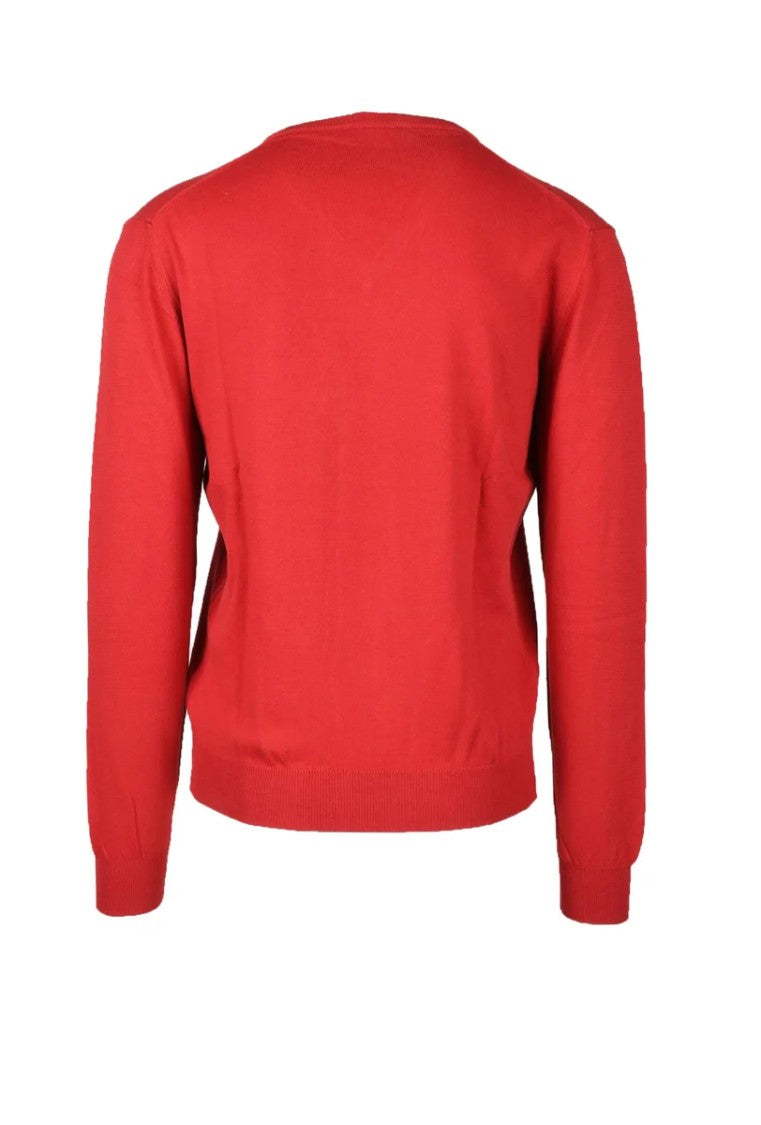 North Sails Red Crewneck Cotton Sweater