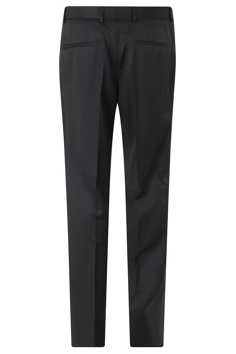 Boss Black H Genius B1 Serge Front-Darts Wool Formal Pants