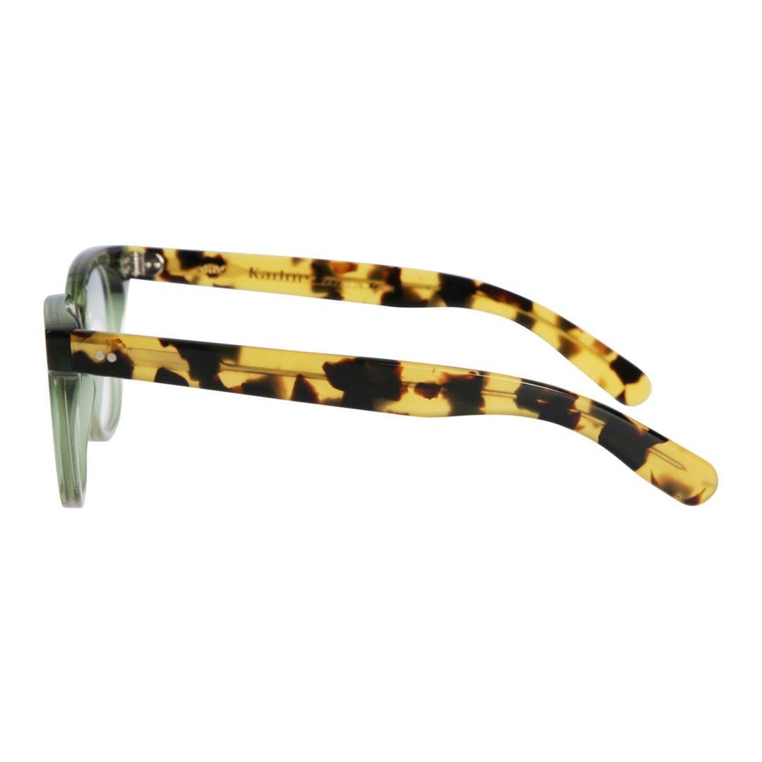 Kador Olive Green Kore Translucent Square Eyeglasses