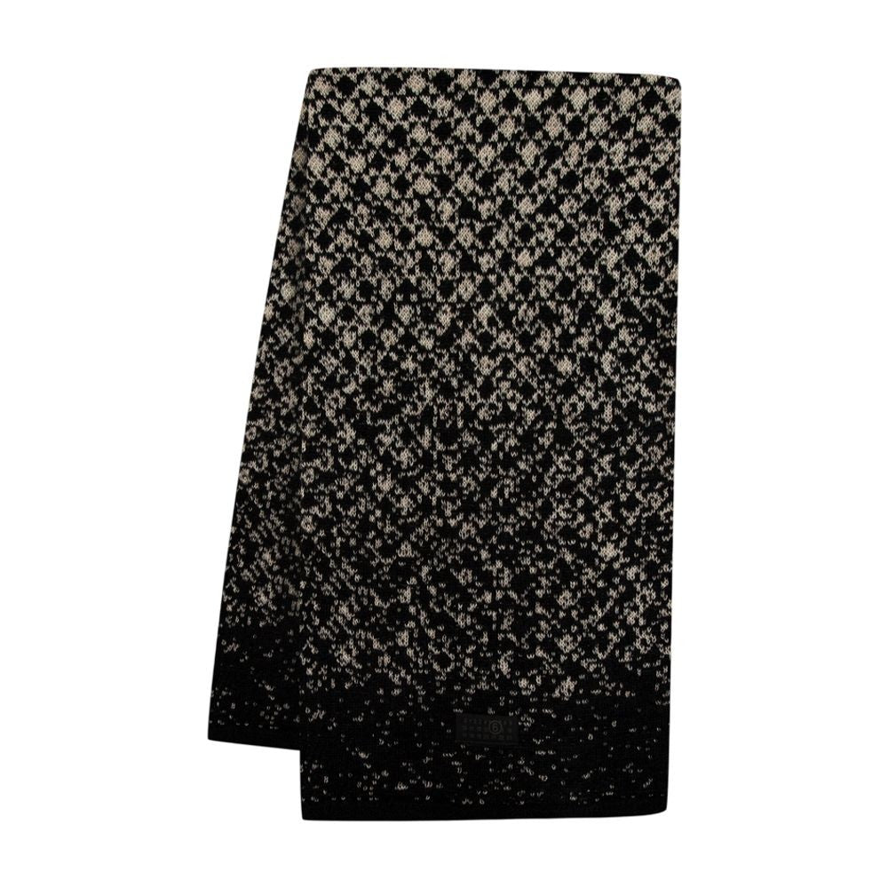 Mm6 By Maison Margiela Textured Gradient Wool Scarf