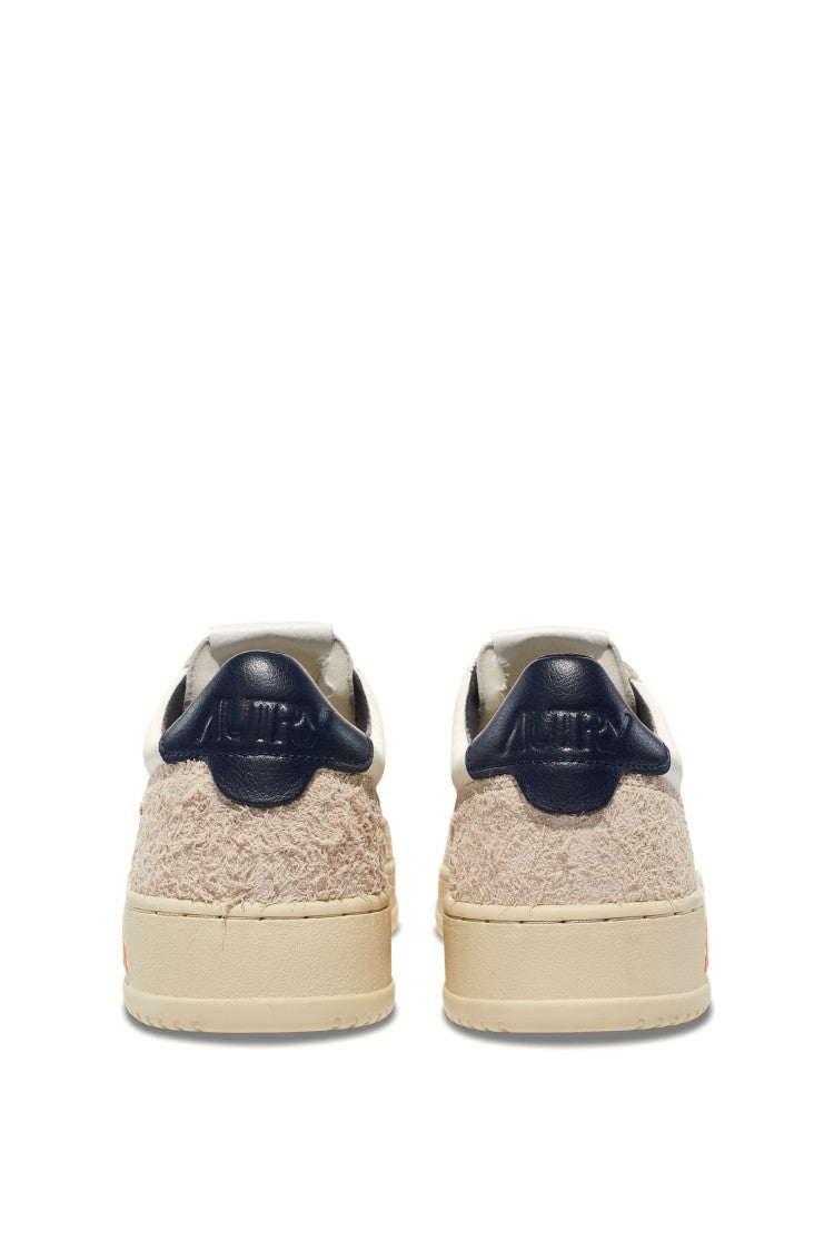 Autry Women’S Medalist Leather Bicolor & Suede Sneakers