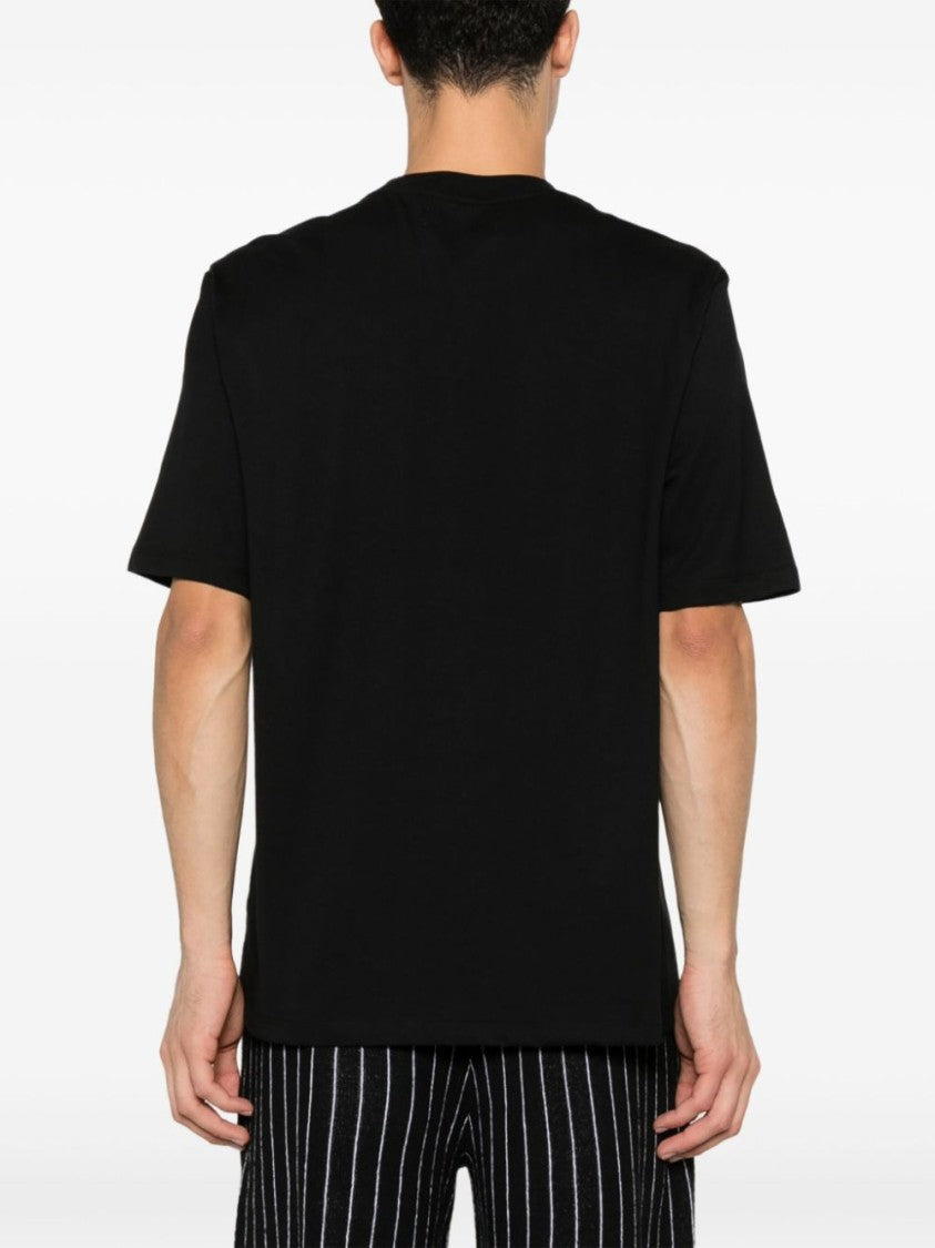 Amiri Black Relaxed-Fit T-Shirt With Striking Logo