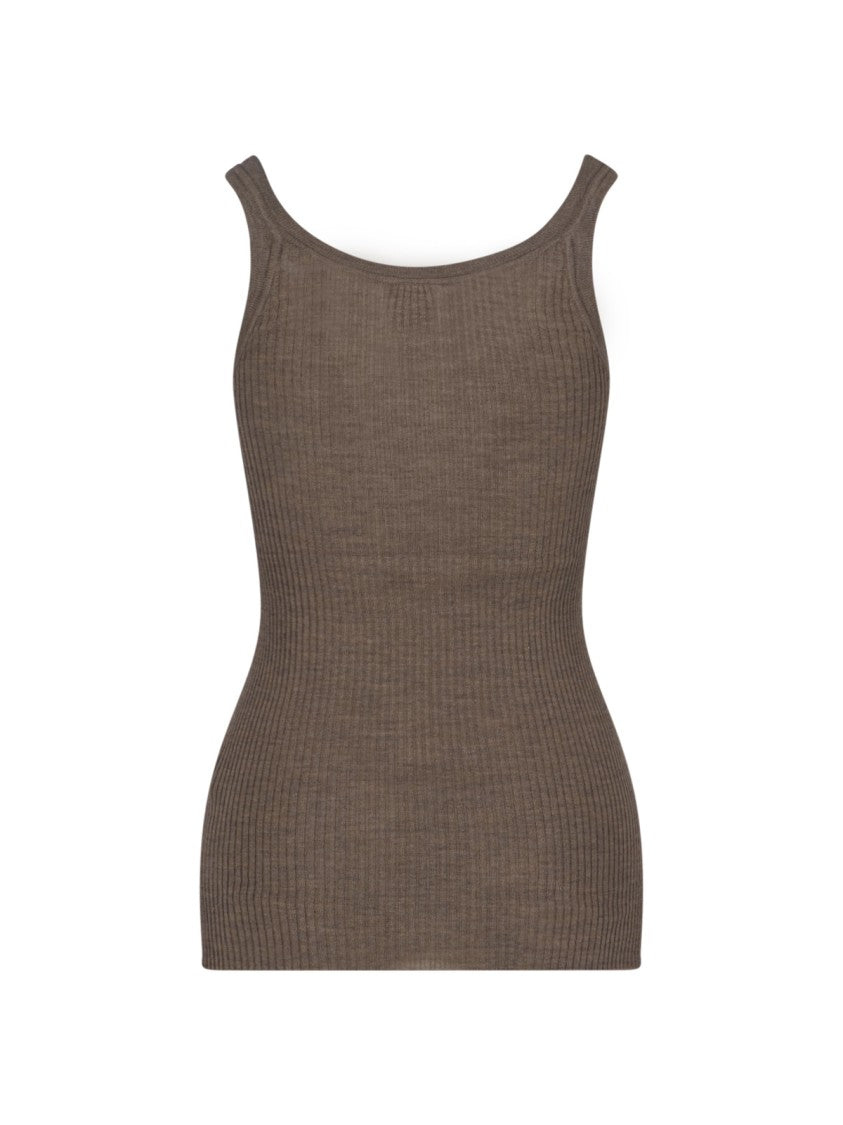 Calvin Klein Ribbed Knit Tank Top