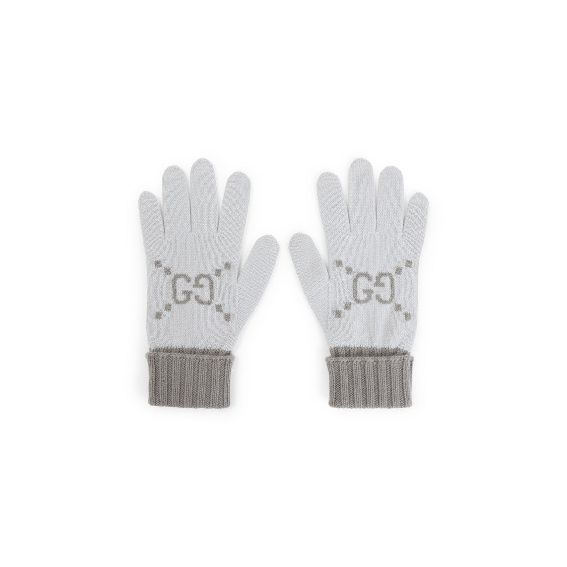 Gucci Knit Cashmere Gloves With Interlocking Initials