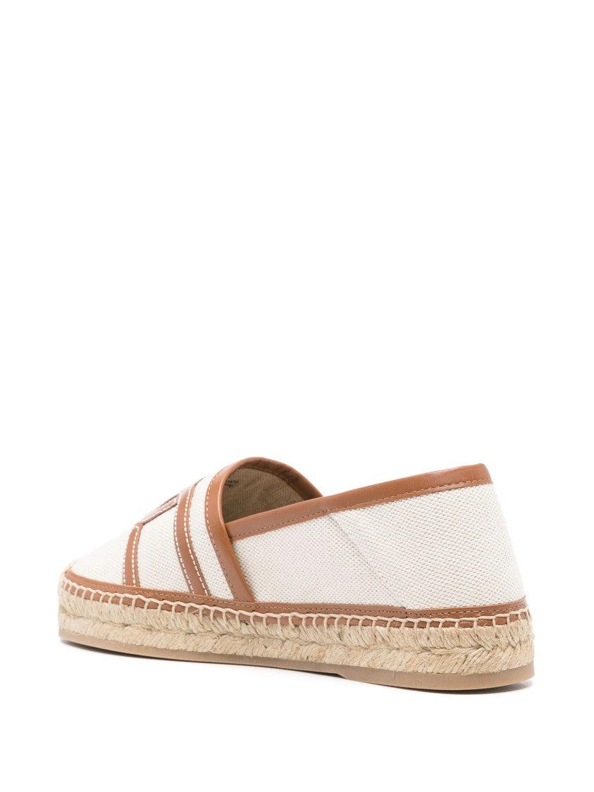 Tod's Chain-Applique Espadrilles With Rubber Sole