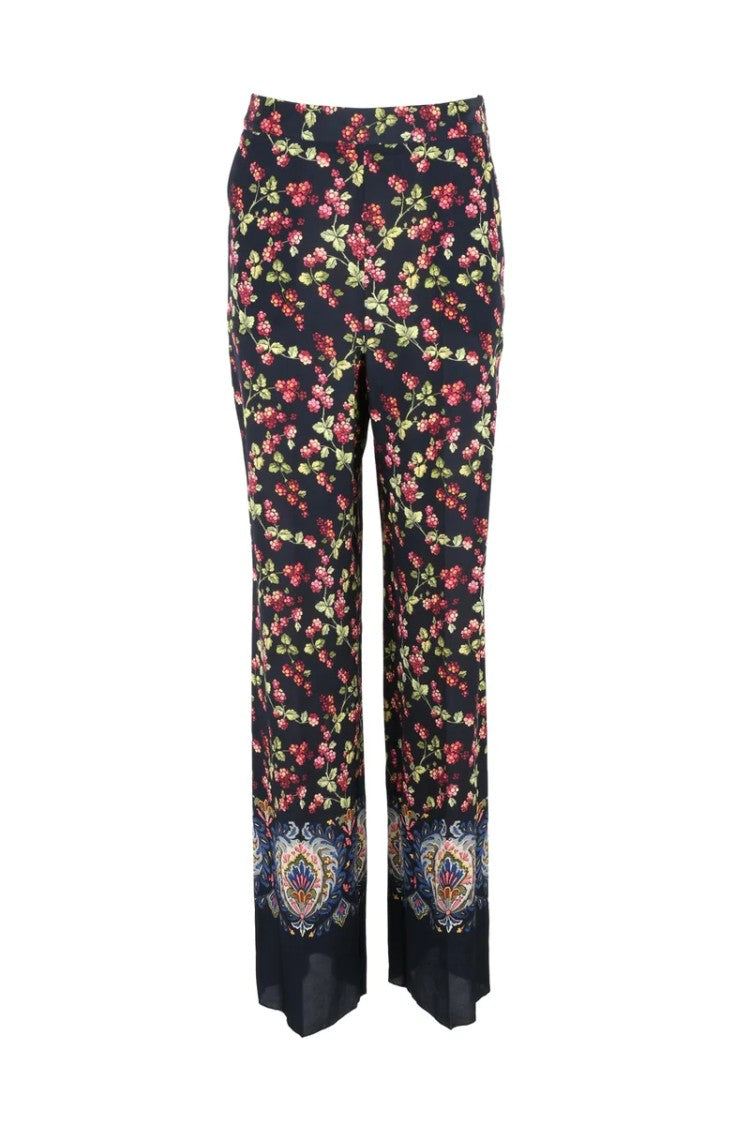 Etro Comfort Fit Trousers - Black