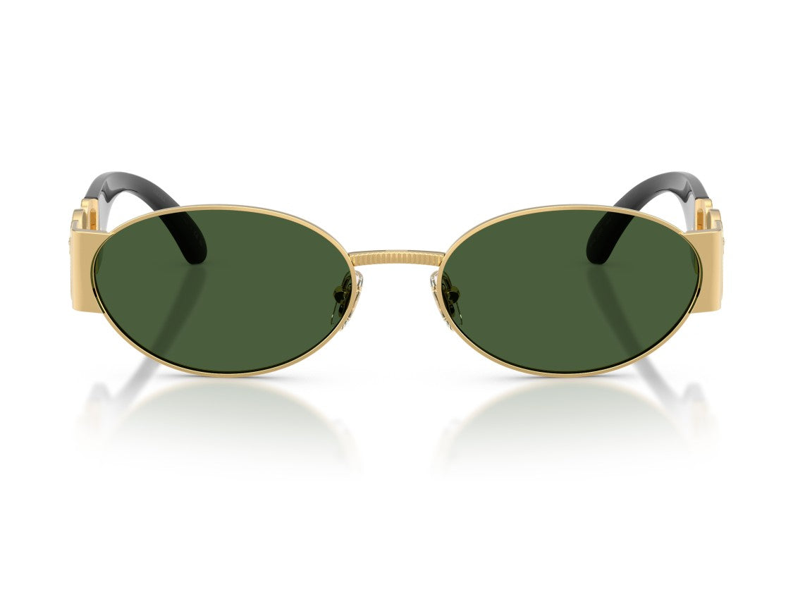 Versace Gold 0Ve2299 Metal Round Sunglasses