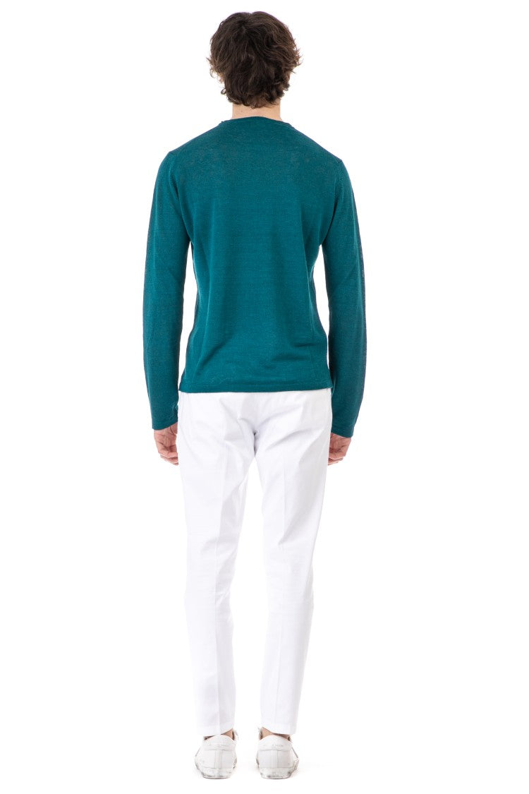 Roberto Collina Linen Crewneck Sweater