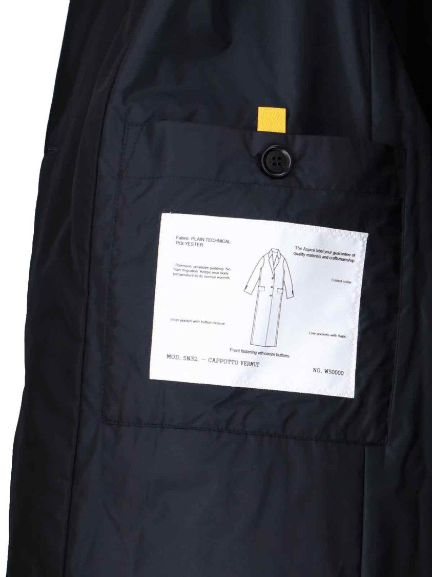 Aspesi Technical Coat – Black
