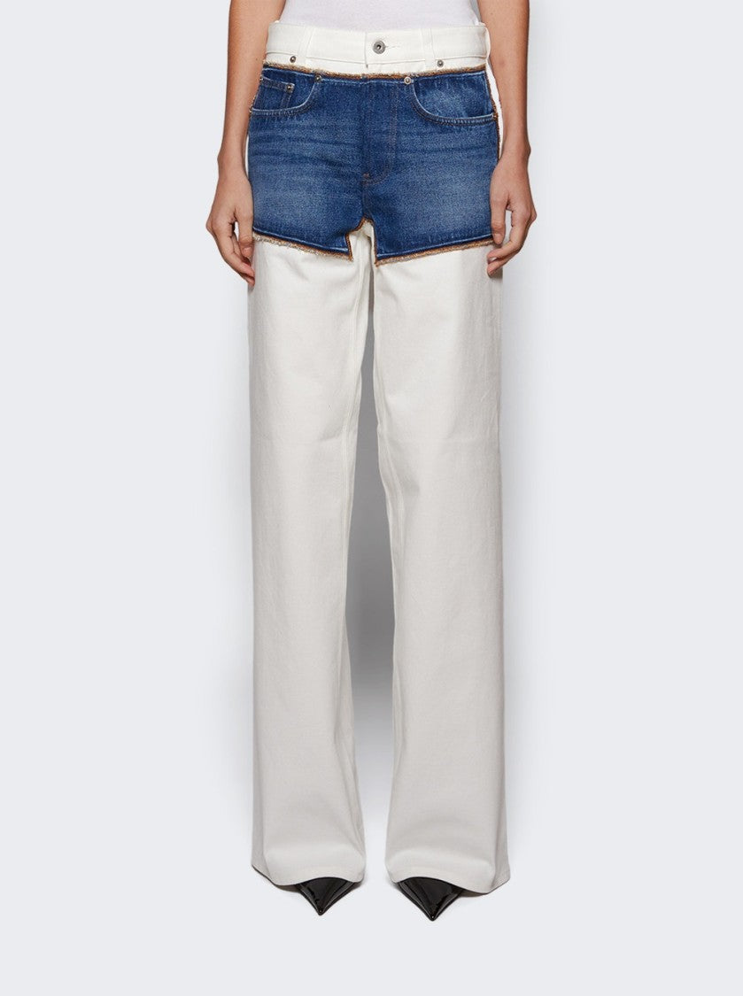 Jean Paul Gaultier The Petit Grand Denim Jeans Ecru