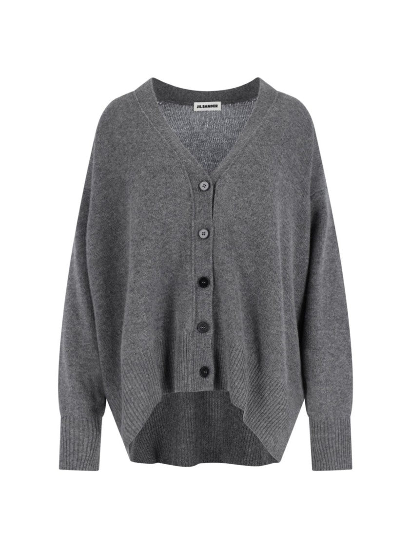Jil Sander Cashmere Cardigan – Gray