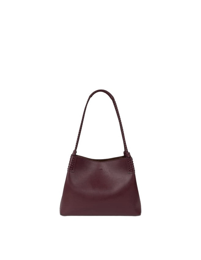 Etro Bordeaux Leather Shoulder Bag