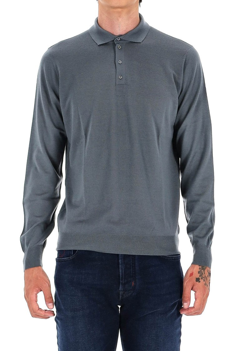 Drumohr Extrafine Super 140’S Wool Polo