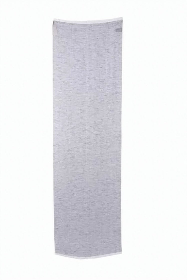 Brunello Cucinelli Long Rectangular Lightweight Ramie Scarf With Minimalist Design