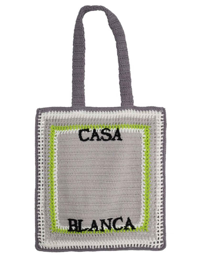 Casablanca Crocheted Cotton Tote Bag