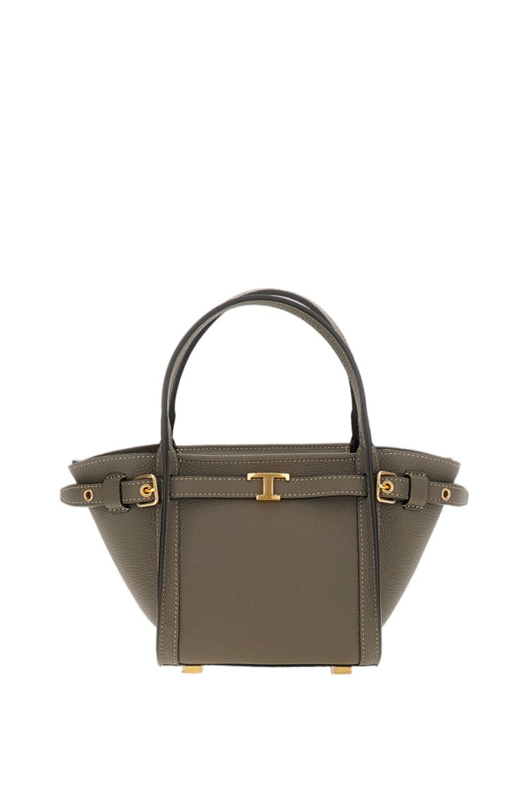 Tod's Brown Leather Mini Tote Bag