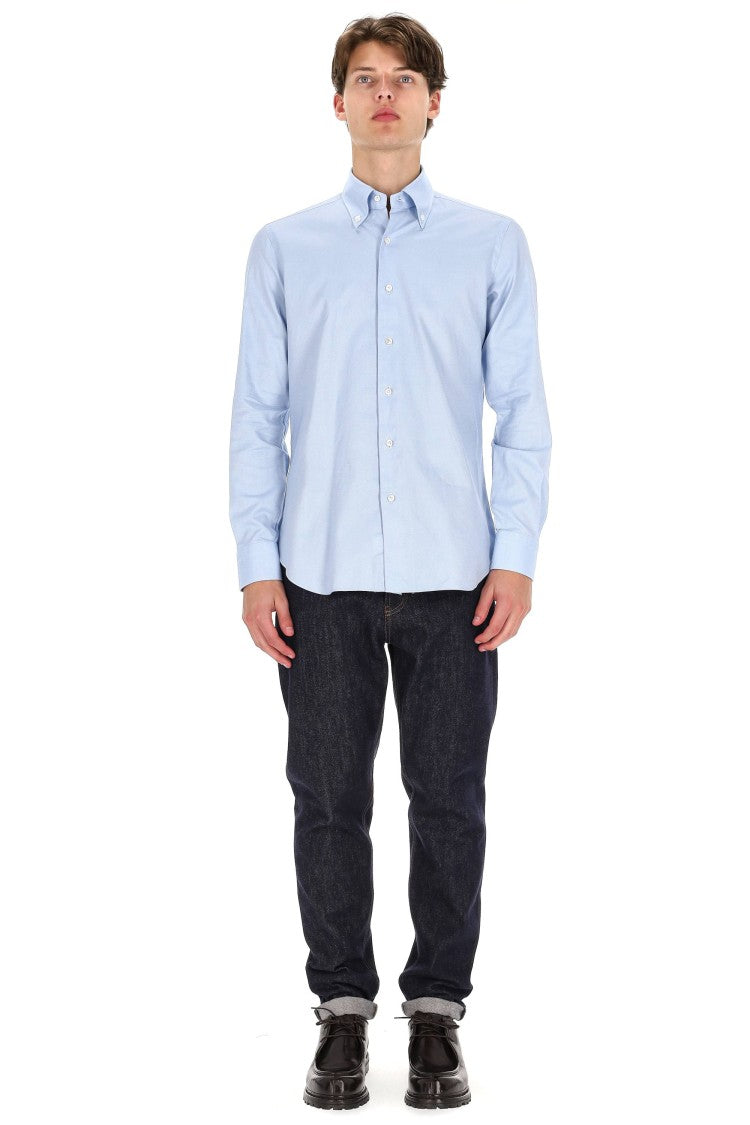 Barba Culto Line Oxford Button-Down Tailored Shirt
