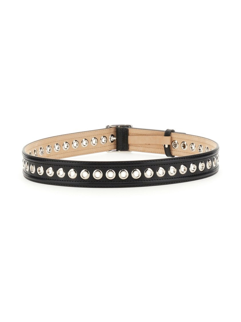 Alexander Mcqueen Medium Belt With Eyelets