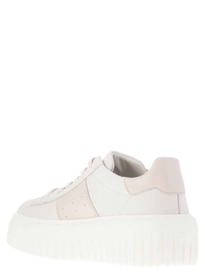 Hogan H-Stripes Trainers With Side Band