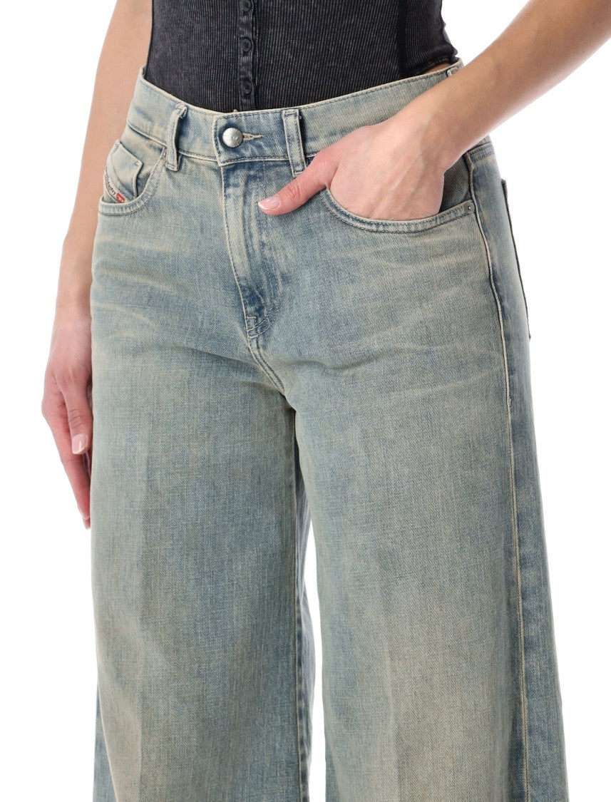 Diesel Akemi Flared Mid Rise Jeans