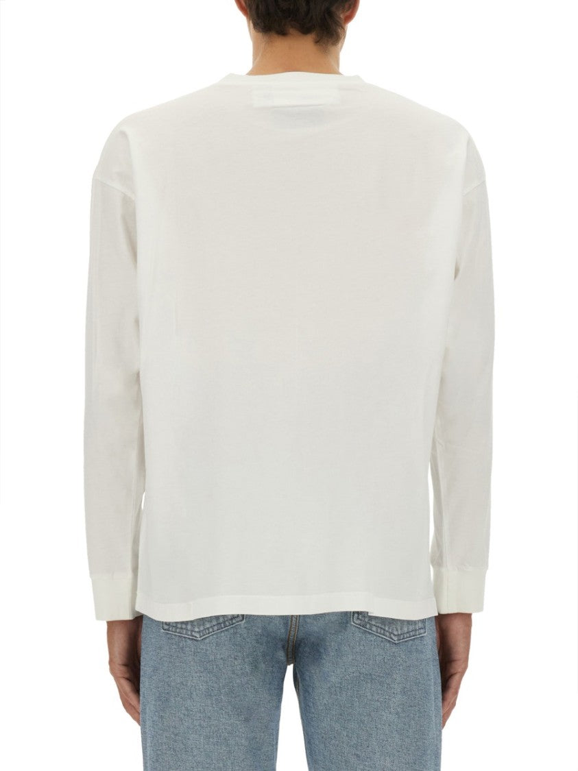 Mm6 By Maison Margiela Relaxed Fit Long-Sleeved T-Shirt With Minimalist Design